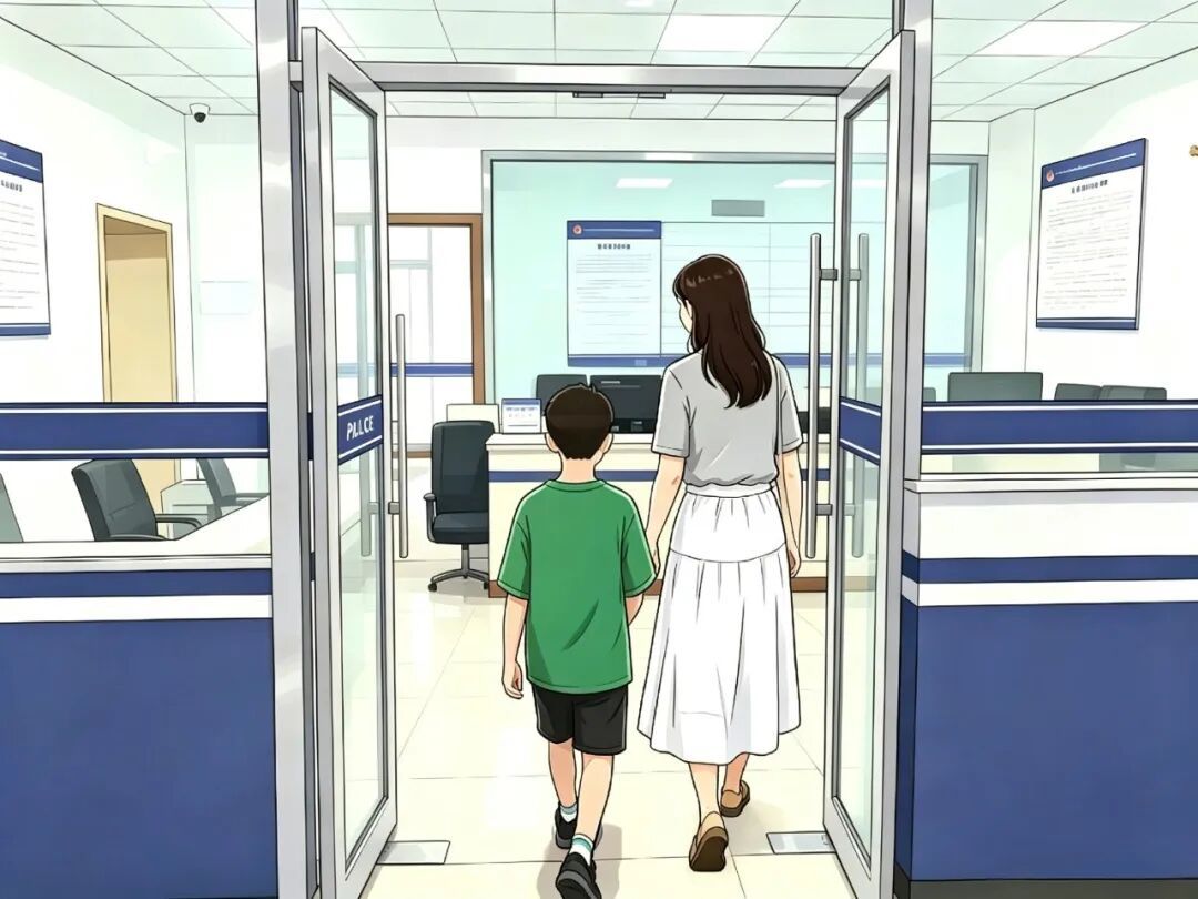 妈妈把上小学的孩子送到了派出所，咋回事？