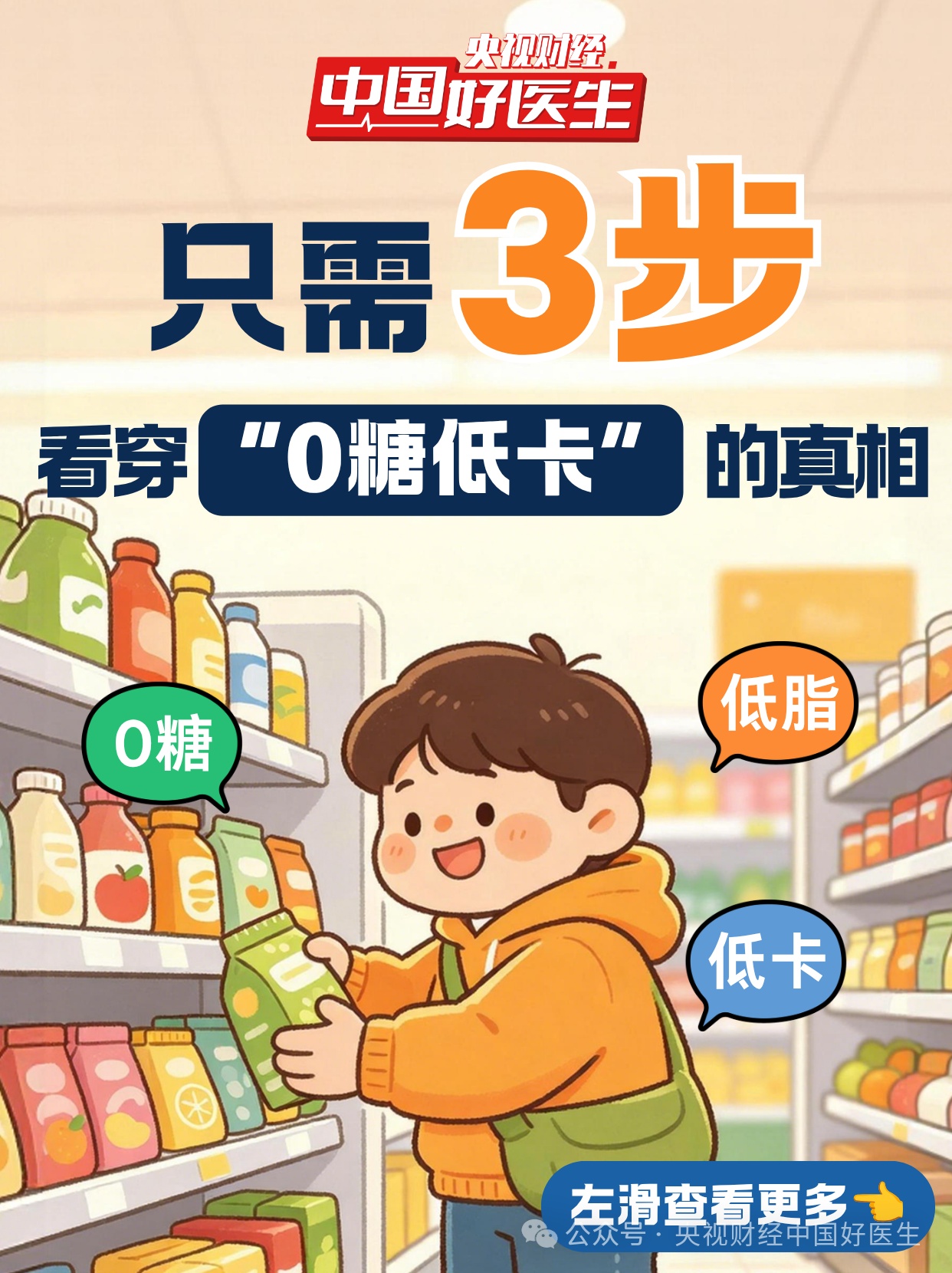 只需3步!看穿“0糖低卡”的真相 只需3步!看穿“0糖低卡”的真相