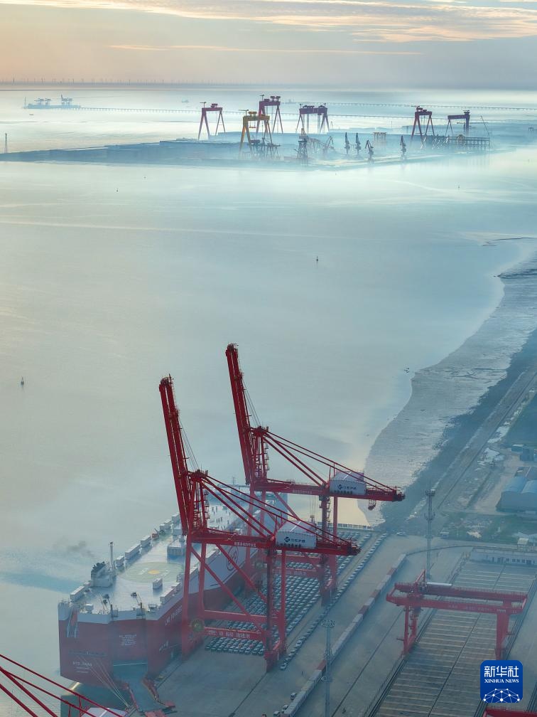 7273辆新能源车从江苏南通出海欧洲 7273辆新能源车从江苏南通出海欧洲
