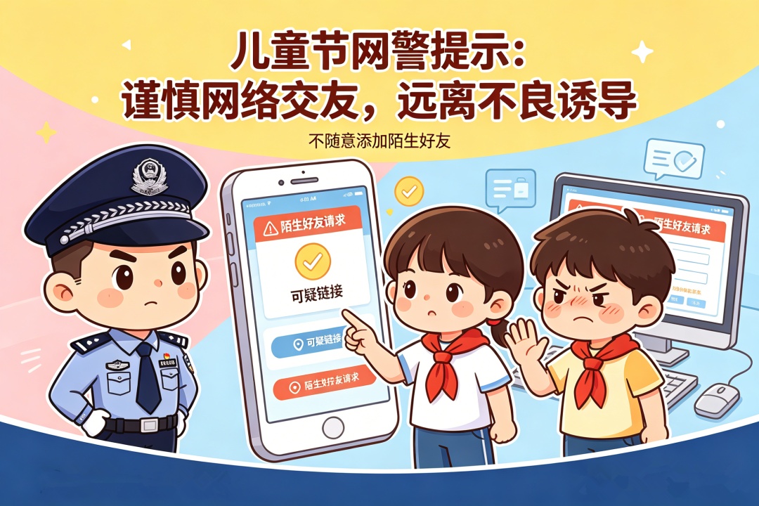 家长朋友请注意 | 网警与您一起保护少年向阳生长