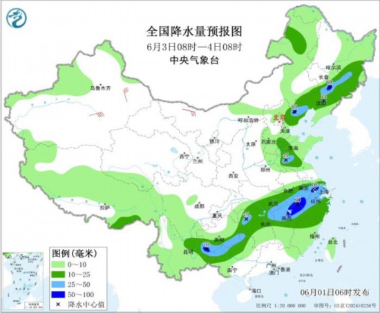 东北地区等地有强对流 广东贵州等地有分散性强降水