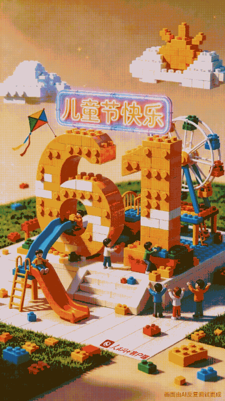 这个六一把快乐一块一块拼起来！