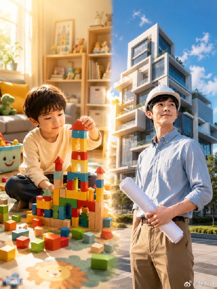当童年游戏与梦想职业同框