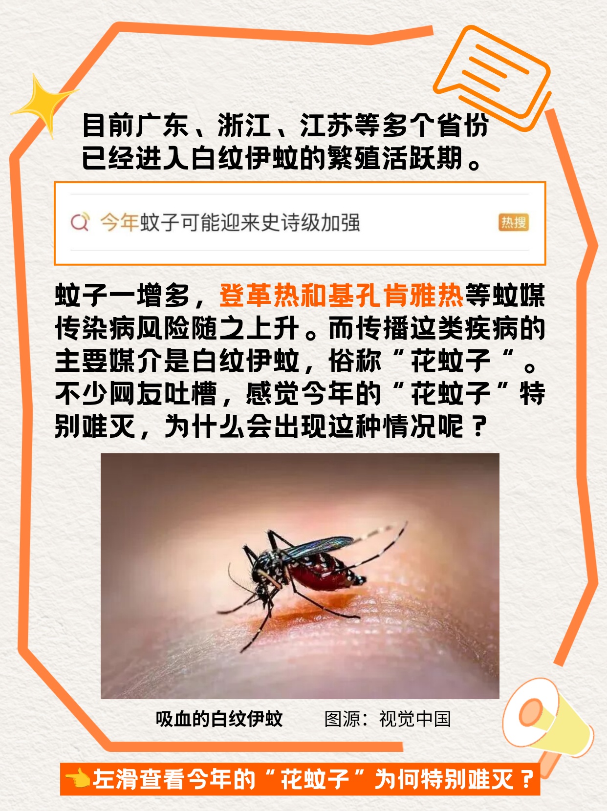 今年蚊子凶！耐药怎么办？