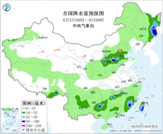 东北华北黄淮等地有强对流 黔桂湘赣皖浙将有较强降水