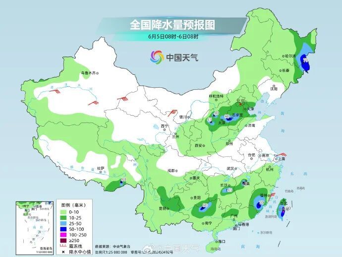 中到大雨+暴雨+11级雷暴大风！河北大范围降水马上到，未来三天……