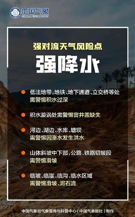 华北黄淮警惕雷暴大风，降雨带横卧江南