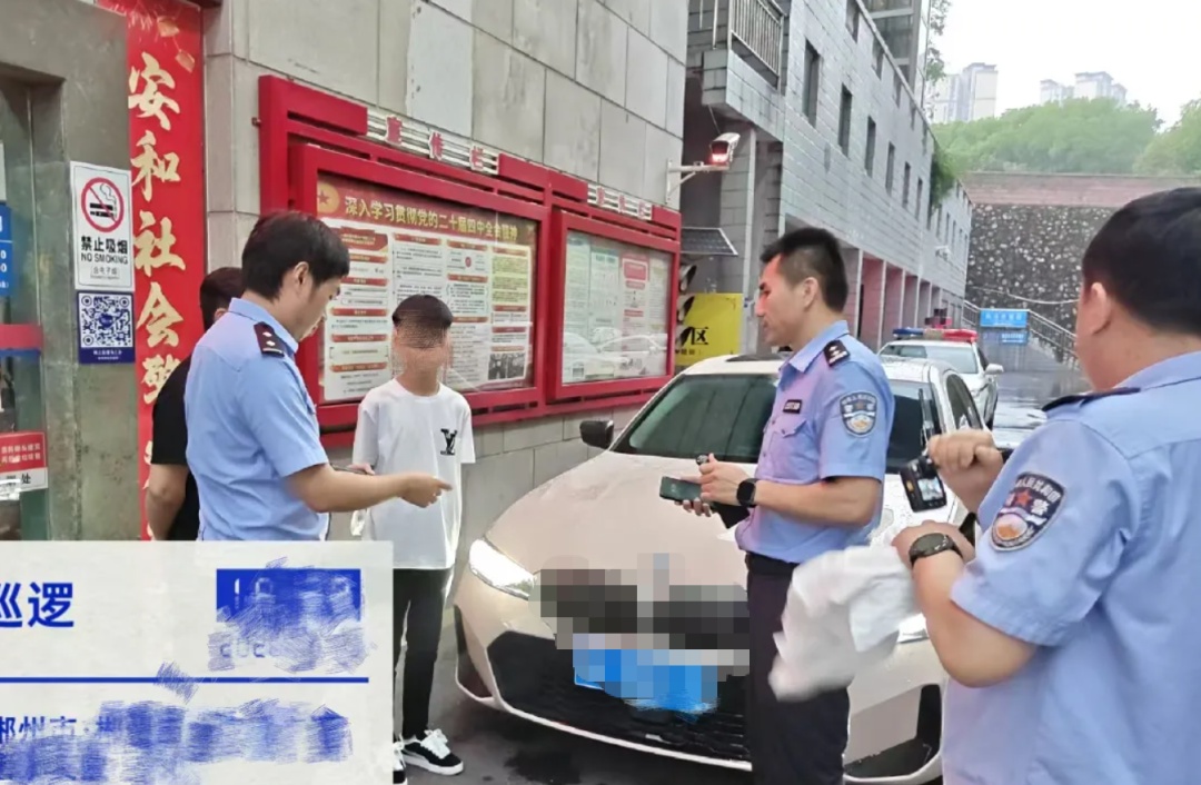 两孩子靠观察父母驾车“自学”，偷偷开车上路，郴州交警火速拦截