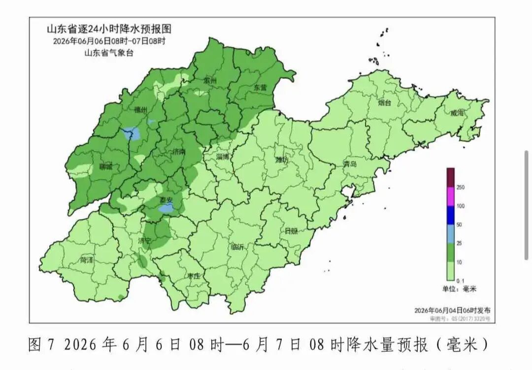 5日夜间至6日山东将迎强对流天气，高考期间多地有雨