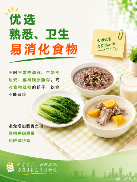 转发提醒~考前应该怎么吃