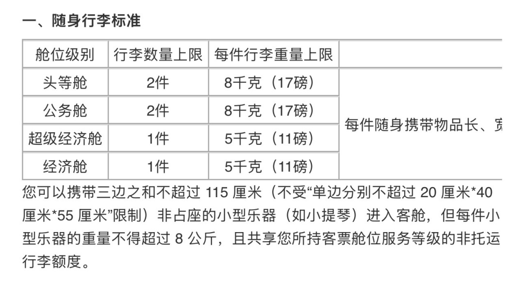 “黄金尺寸”20寸行李箱登机受阻？看完这些航司标准再出发