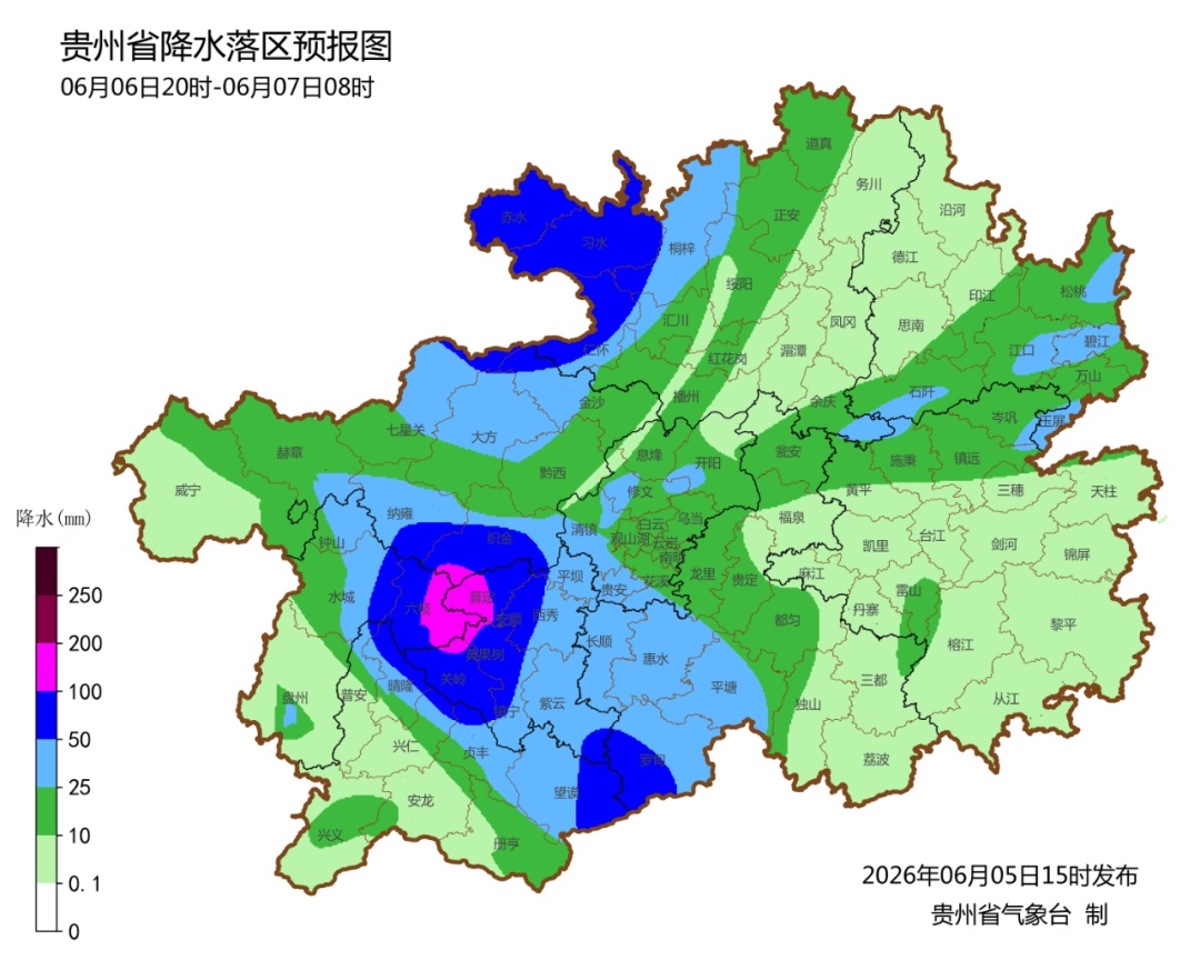 明晚贵州开启降雨模式，内附高考期间天气情况→
