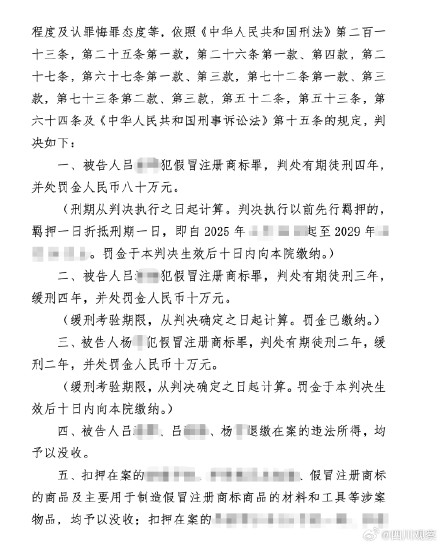 假冒亚朵星球涉案千万主犯获刑4年