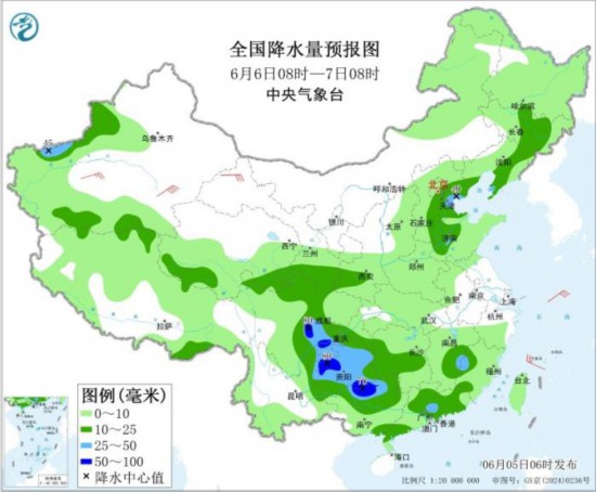 华北黄淮等地将有较强降水 南方地区将再现强降水过程