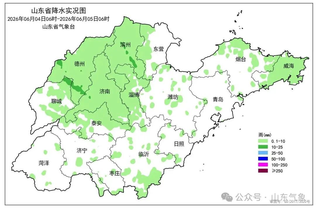 山东多地将再迎暴雨！济南、泰安、淄博、烟台、威海等地有雷阵雨；德州和滨州等地有局部10～11级雷雨大风，或出现直径不足2厘米的小冰雹