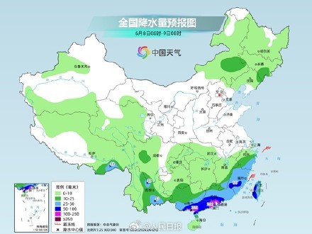 高考期间这些地区雨势较大