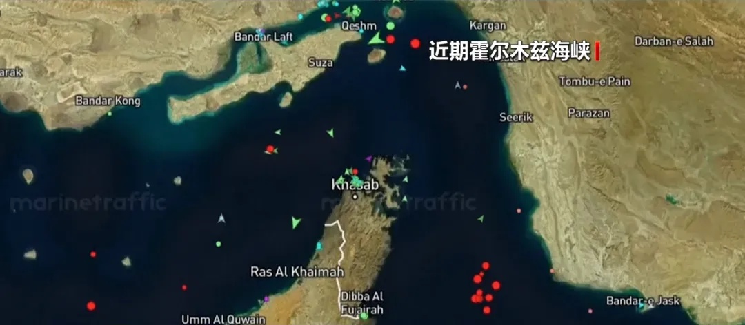 实拍霍尔木兹海峡现状！滞留船只密密麻麻……