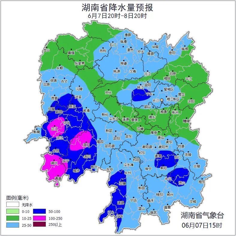 高考期间湖南气象三预警齐发!今晚至明天白天湘西、湘南局地大暴雨,需防强对流 高考期间湖南气象三预警齐发!今晚至明天白天湘西、湘南局地大暴雨,需防强对流