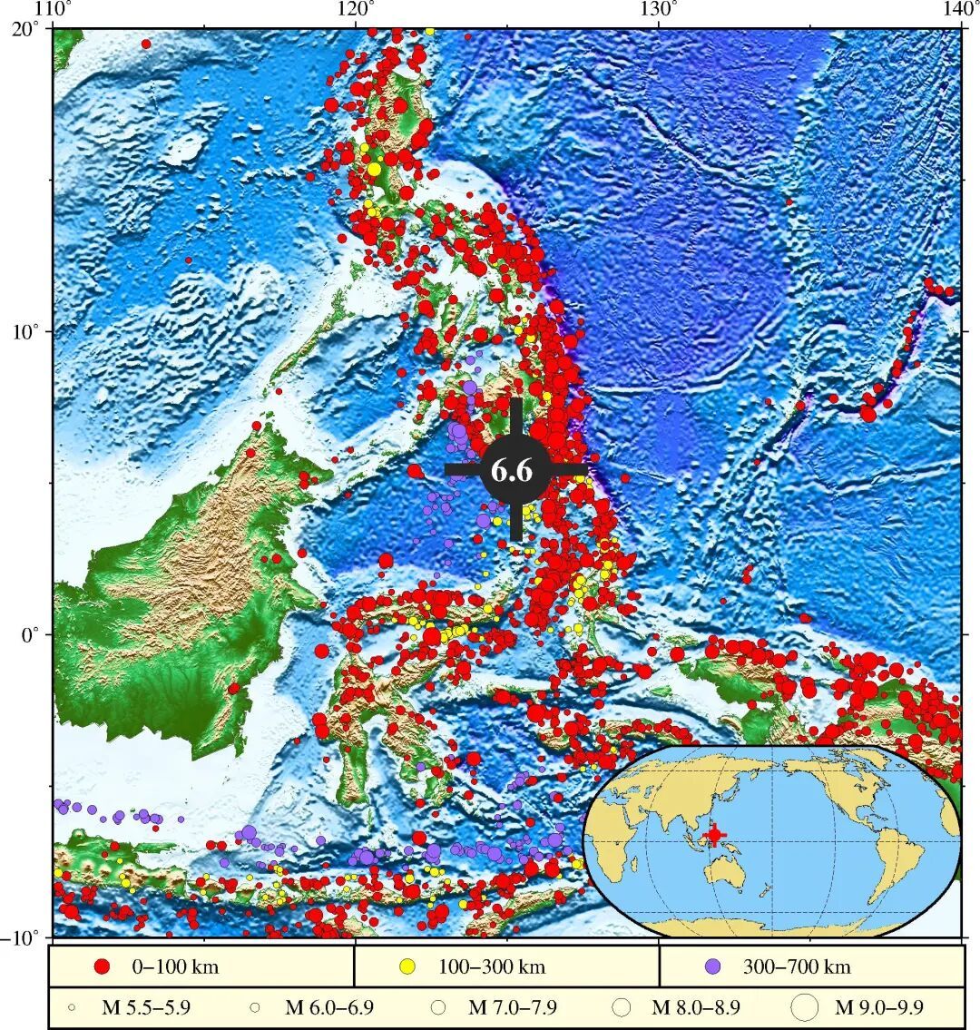 菲律宾再发6.6级地震，对中国沿岸无影响