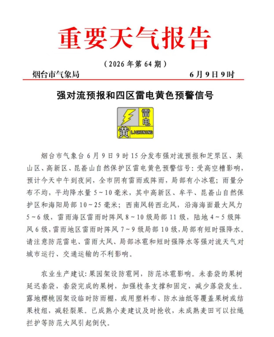 烟台,局部小冰雹! 烟台,局部小冰雹!
