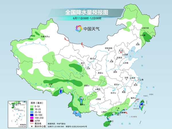 今明天南方强降雨明显缩减 后天起炎热发展北方多地或现高温 今明天南方强降雨明显缩减 后天起炎热发展北方多地或现高温