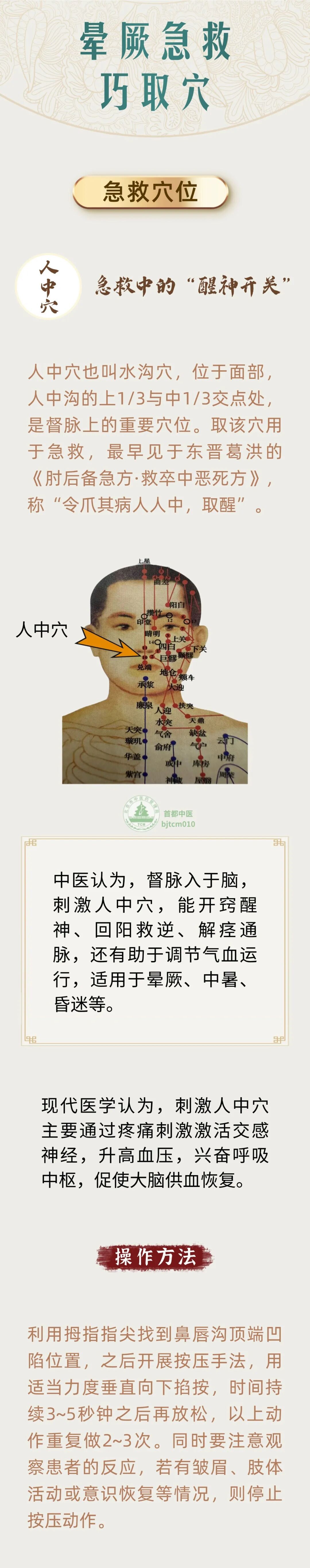 突发晕厥，可以选取哪些穴位救急？一文教会您