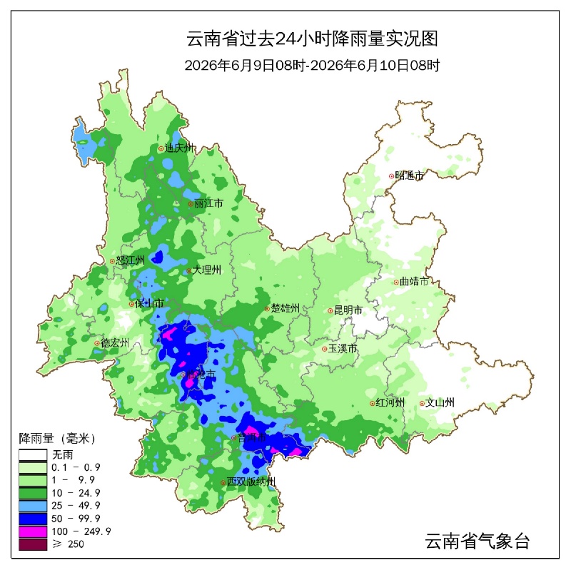 新一轮降雨即将来袭！云南大部地区降雨继续！昆明雨雨雨模式将持续到……