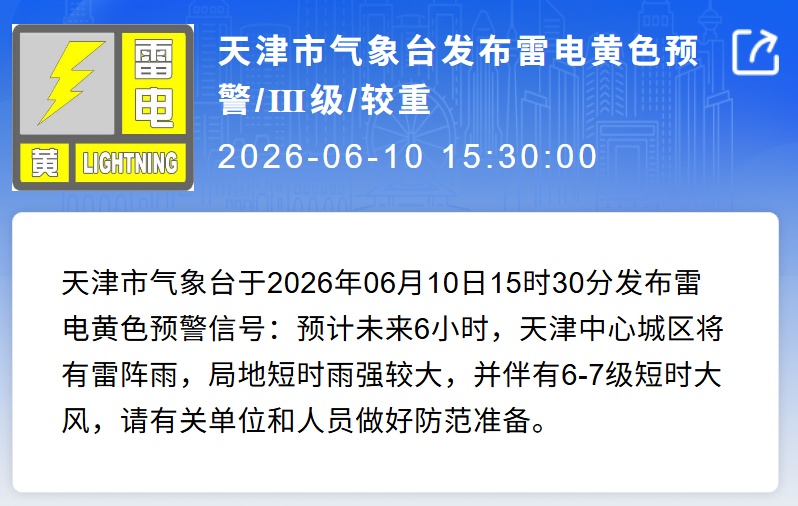 天津开始下冰雹了！多区预警！可能造成雹灾！即将大反转！