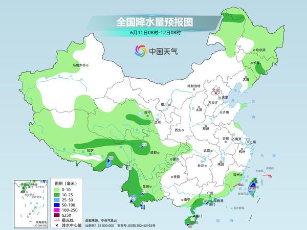 今明天南方多地升温降雨缩减 后天起新一轮降雨开启