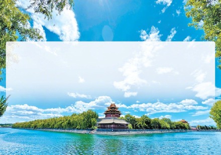 北京天空“冷涡蓝”持续在线 北京天空“冷涡蓝”持续在线