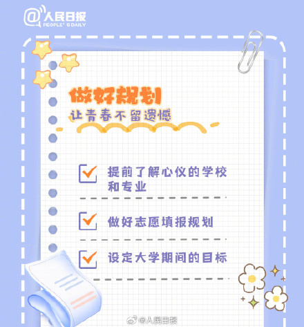 转需!准大学生暑假打卡清单 转需!准大学生暑假打卡清单