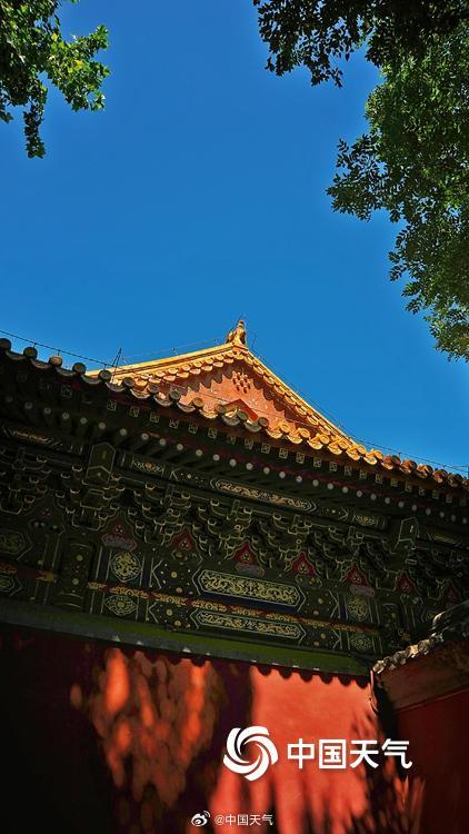 北京蓝天美照上新啦 张张皆是清爽蓝
