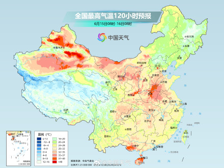 中东部暑热发展 南北方30℃以上区域将连成片 中东部暑热发展 南北方30℃以上区域将连成片