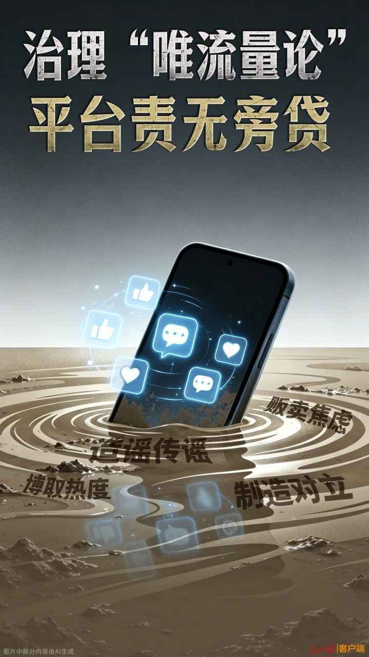 治理“唯流量论”,平台责无旁贷 治理“唯流量论”,平台责无旁贷