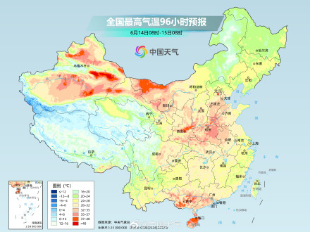 中东部暑热发展 南北方30℃以上区域将连成片 中东部暑热发展 南北方30℃以上区域将连成片