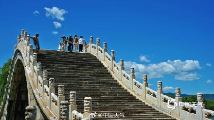北京蓝天美照上新啦 张张皆是清爽蓝