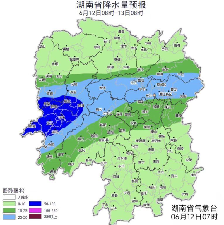 暴雨马上到湖南！今起全省自北向南有一次大到暴雨天气过程