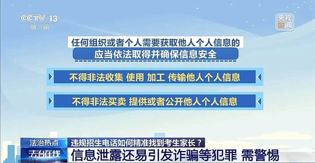 79万条学生个人信息被倒卖!家长一天接十几个骚扰电话,央视披露背后产业链 79万条学生个人信息被倒卖!家长一天接十几个骚扰电话,央视披露背后产业链