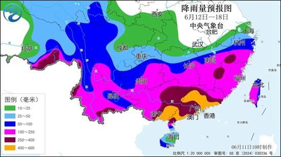 南方降雨集中期来了 部分地区累计雨量或破历史同期极值