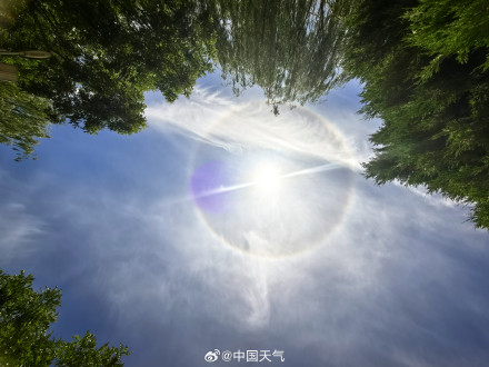 宁夏吴忠日晕如天空巨眼 宁夏吴忠日晕如天空巨眼