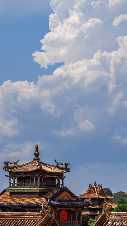 故宫夏日云朵氛围感拉满