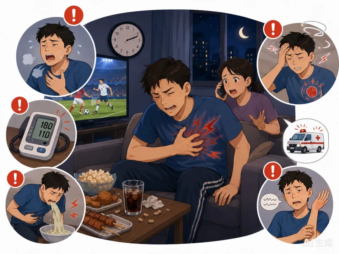 看世界杯患上这种“专属病”?中招的不止一个人 看世界杯患上这种“专属病”?中招的不止一个人