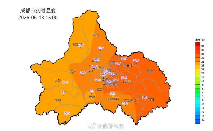 成都下周气温直冲34℃！中央气象台发布暴雨+山洪黄色预警，四川这些地方注意