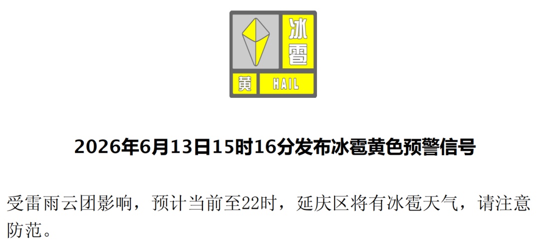 早回家！短时强降雨+大风+冰雹，北京发布雷电黄警！