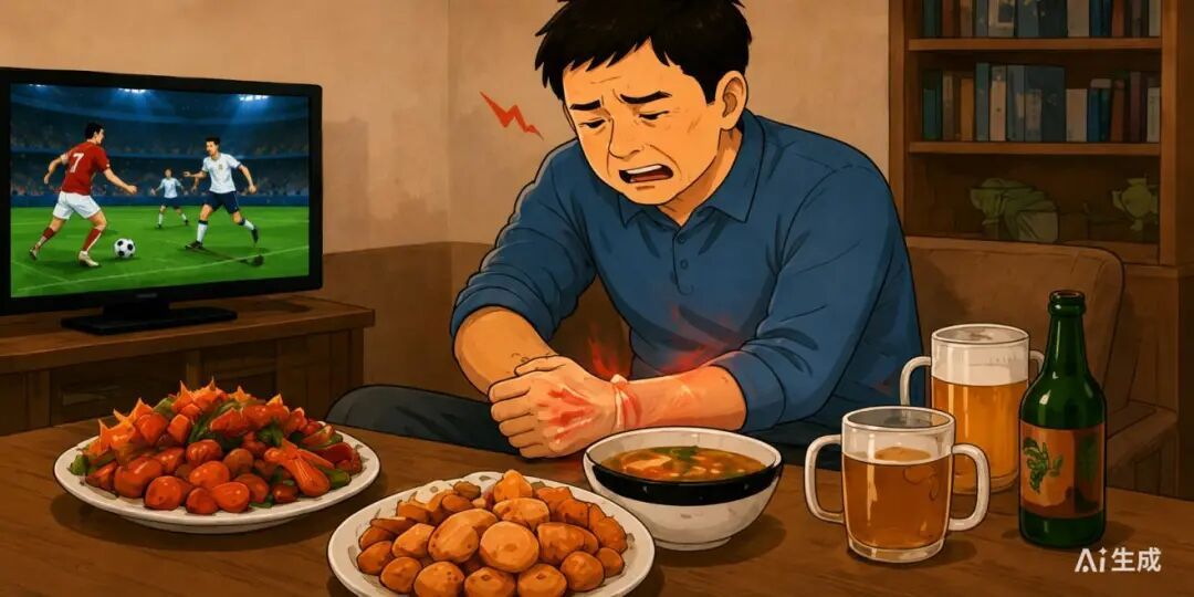 看世界杯患上这种“专属病”?中招的不止一个人 看世界杯患上这种“专属病”?中招的不止一个人