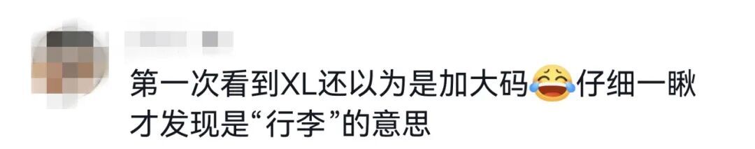 火车上印的“XL”是什么意思？网友：加大码？