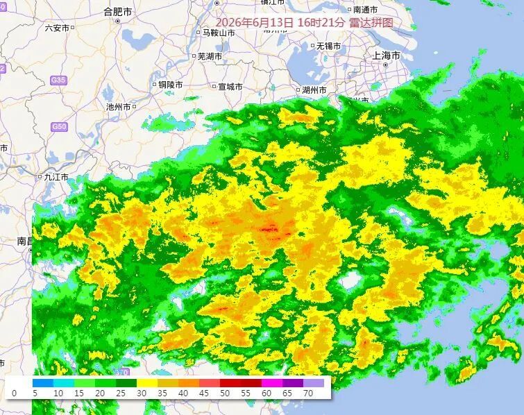 最高仅21.9℃ 浙江进入降水集中期