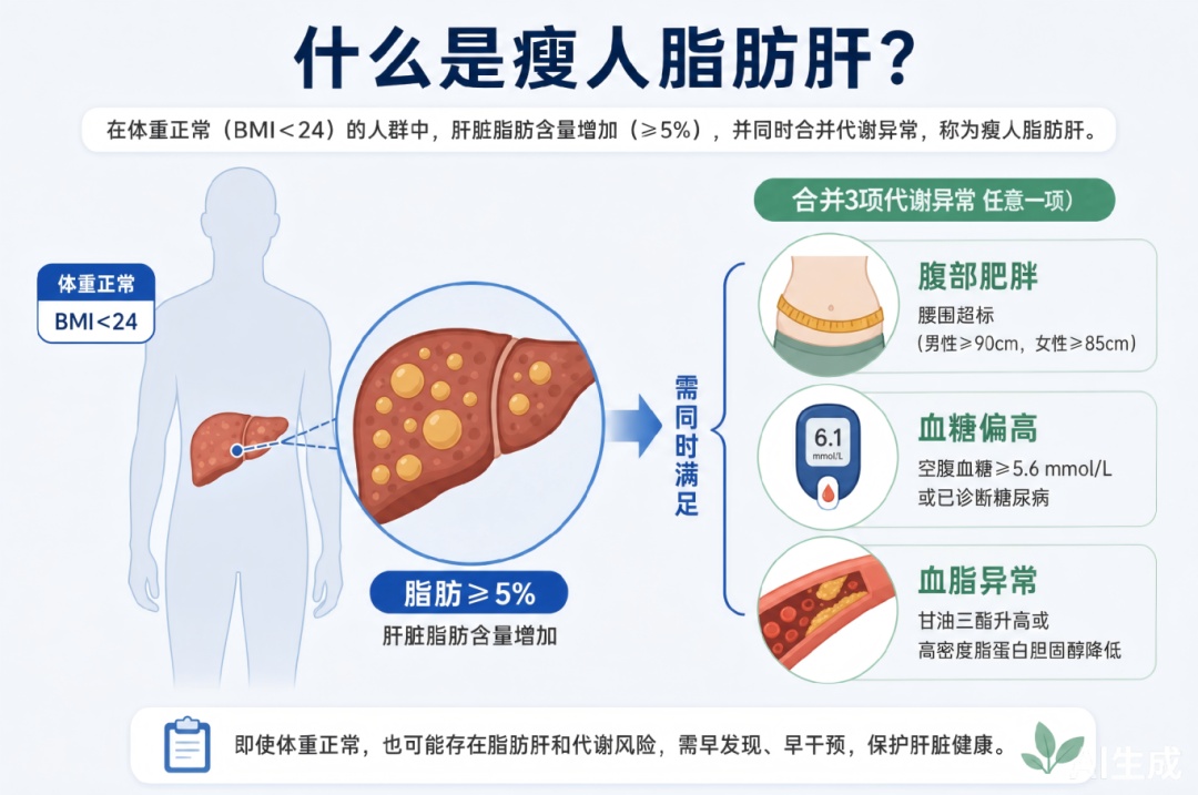 瘦人为什么也会得脂肪肝？别被体重骗了！