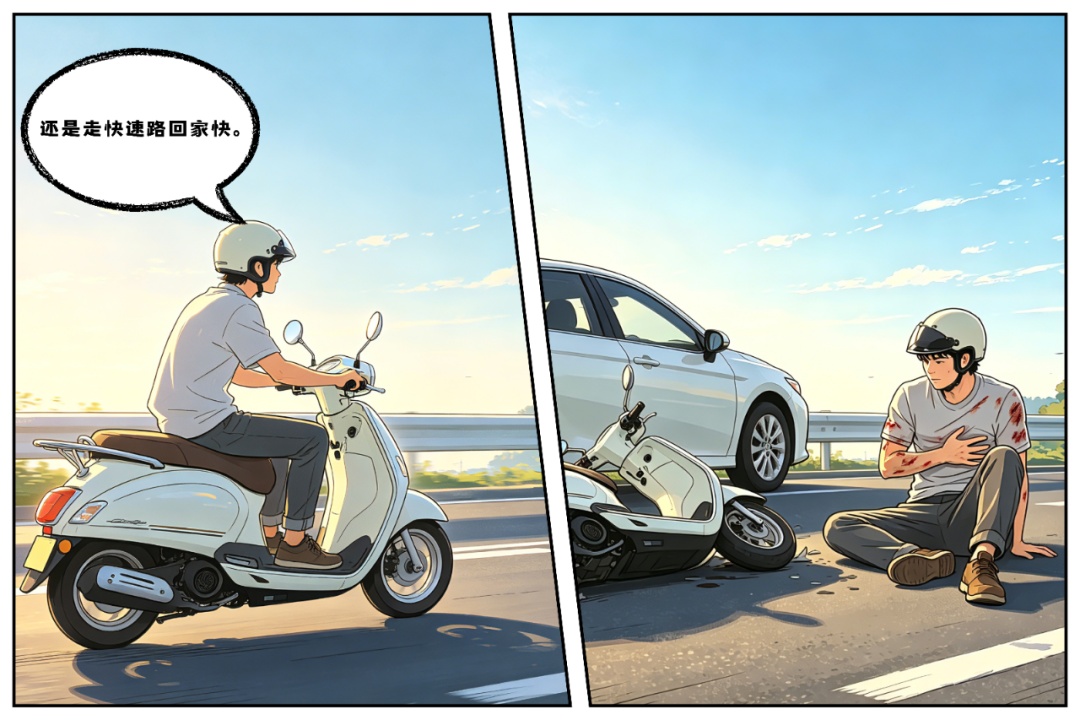 下班骑电动车“抄近路”回家,出了车祸算工伤吗? 下班骑电动车“抄近路”回家,出了车祸算工伤吗?