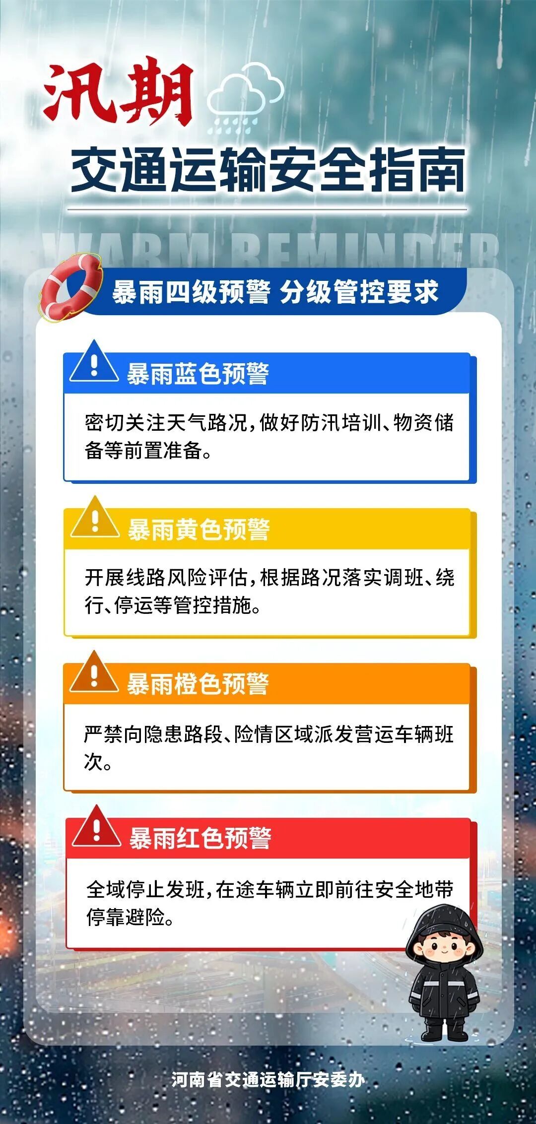暴雨黄色预警持续 交通运输部调度多个强降雨地区 暴雨黄色预警持续 交通运输部调度多个强降雨地区